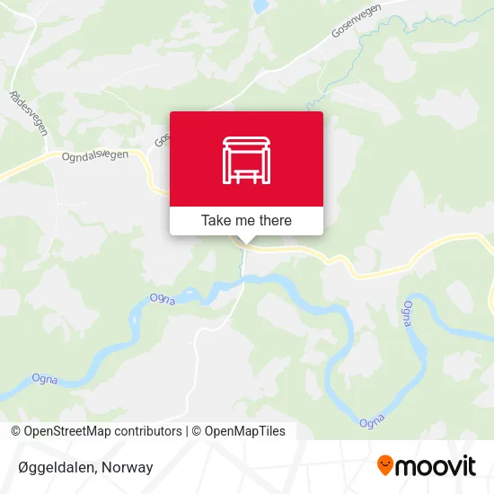 Øggeldalen map