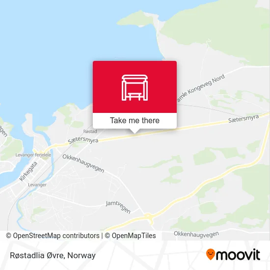 Røstadlia Øvre map