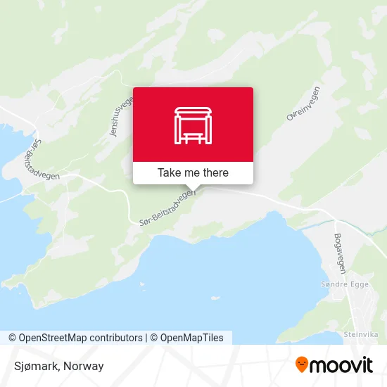 Sjømark map
