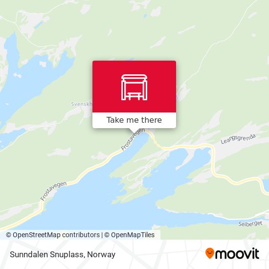 Sunndalen Snuplass map