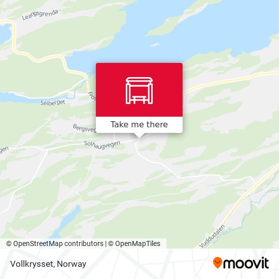 Vollkrysset map