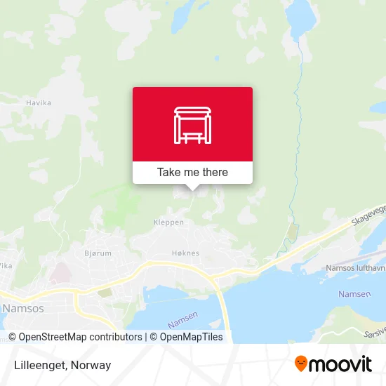 Lilleenget map