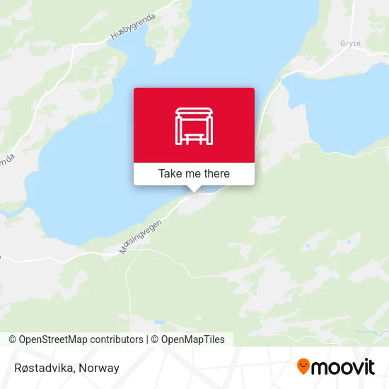 Røstadvika map