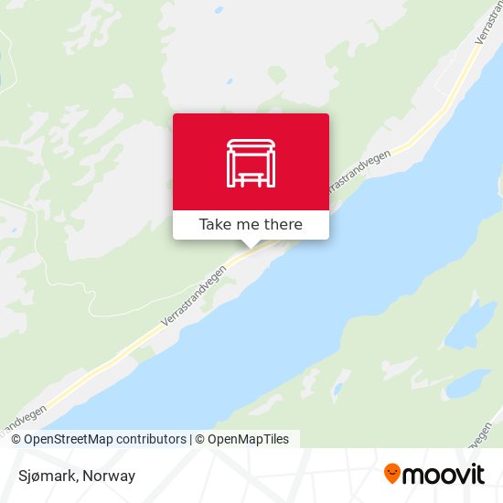 Sjømark map