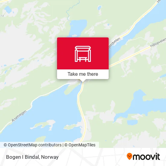 Bogen I Bindal map