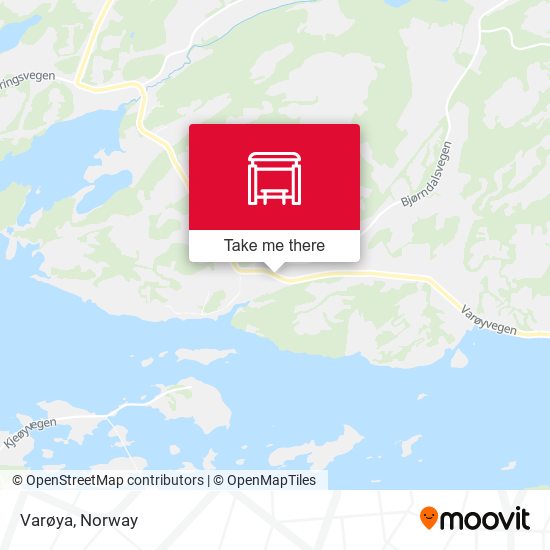 Varøya map