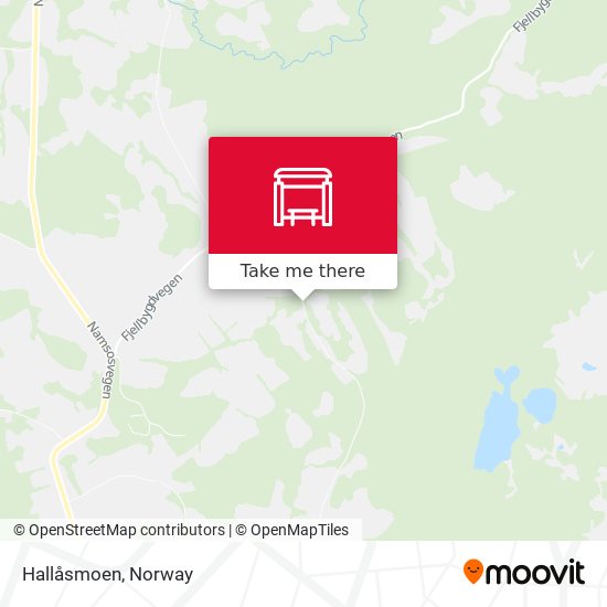 Hallåsmoen map