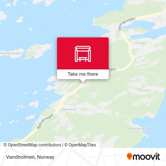 Vandholmen map
