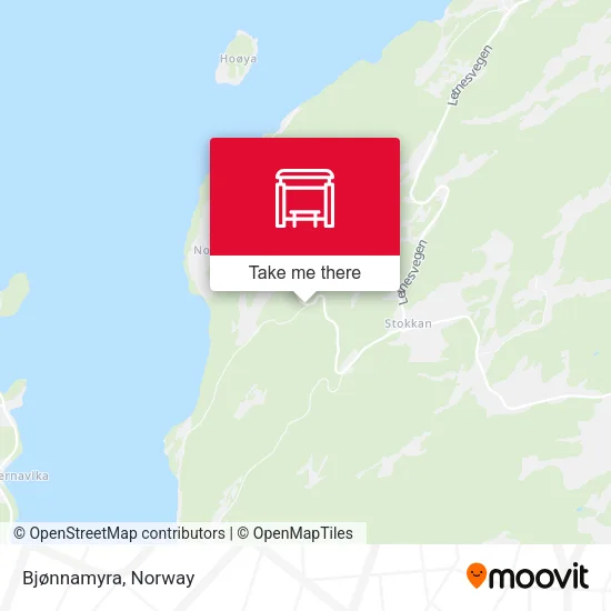 Bjønnamyra map