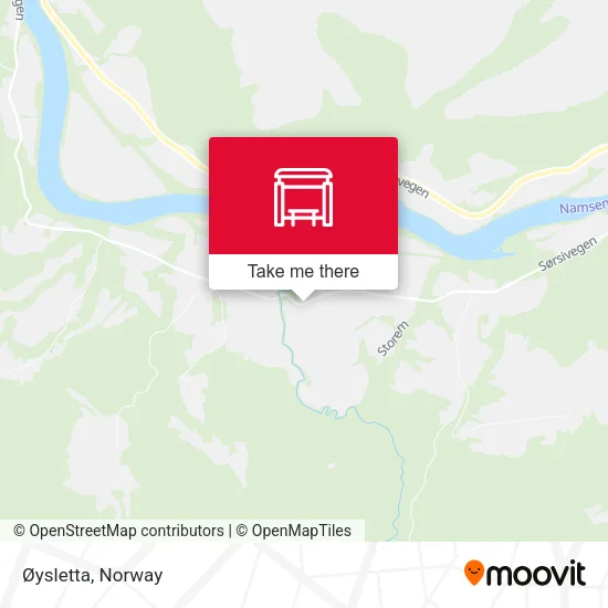Øysletta map