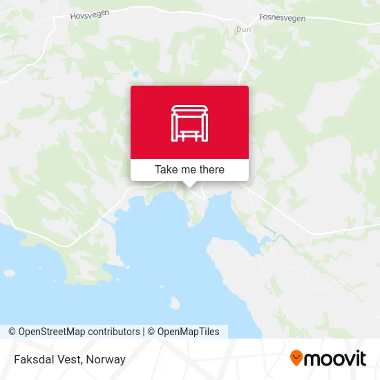 Faksdal Vest map