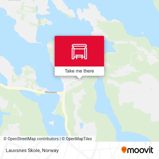 Lauvsnes Skole map