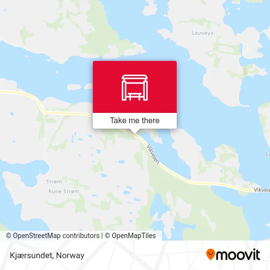 Kjærsundet map