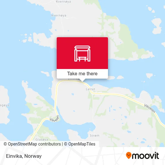 Einvika map