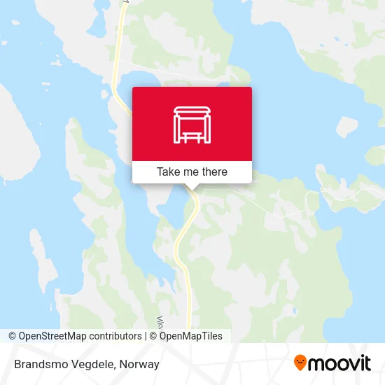 Brandsmo Vegdele map