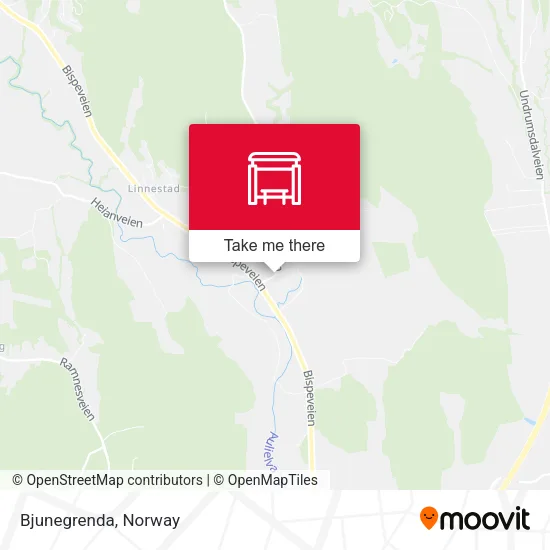 Bjunegrenda map