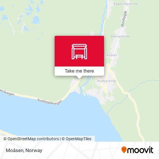 Moåsen map