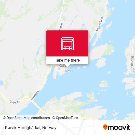 Rørvik Hurtigbåtkai map