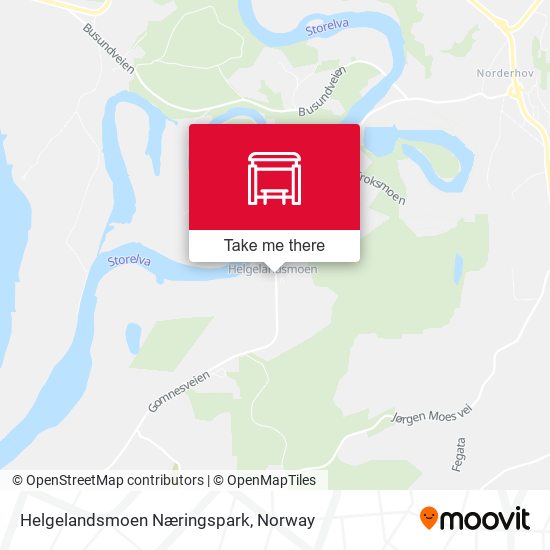 Helgelandsmoen Næringspark map