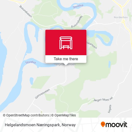 Helgelandsmoen Næringspark map