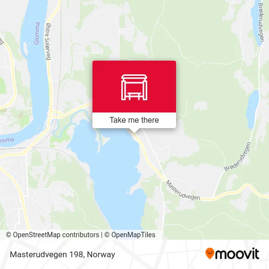 Masterudvegen 198 map