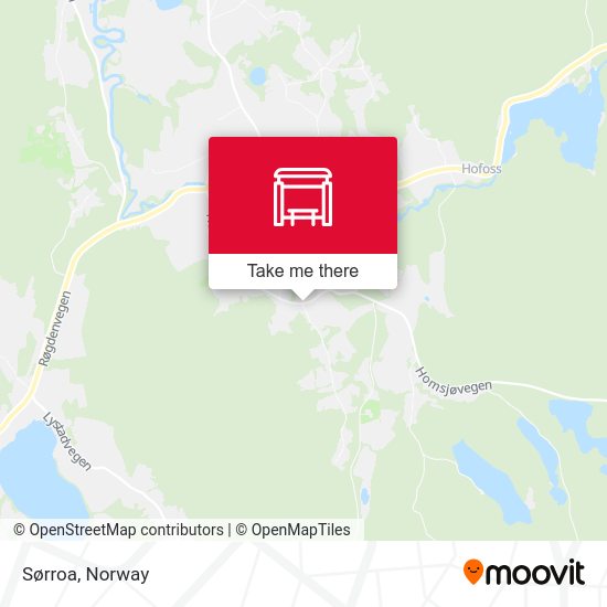 Sørroa map