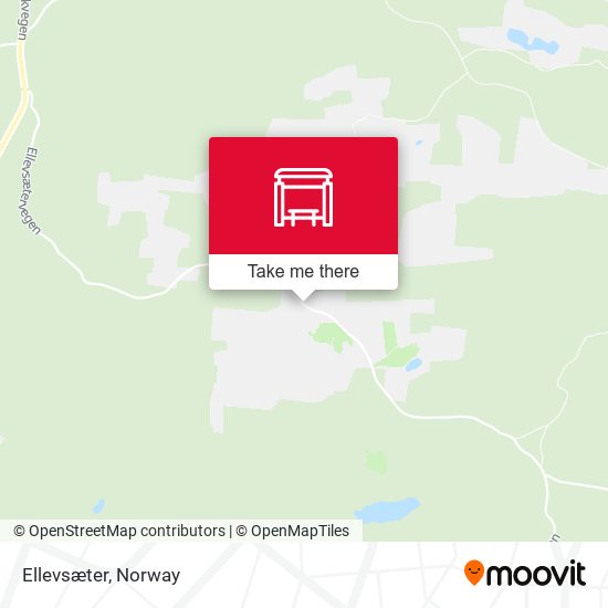 Ellevsæter map