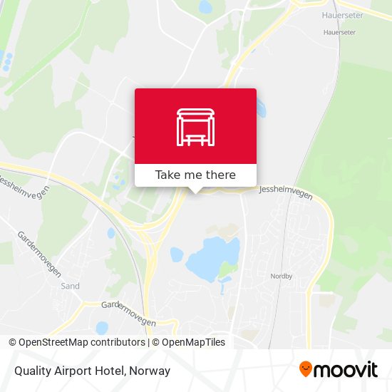 Quality Airport Hotel map