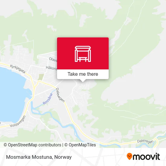 Mosmarka Mostuna map