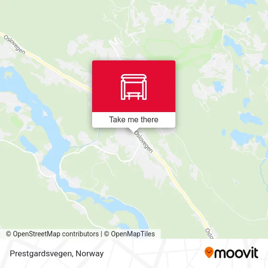 Prestgardsvegen map