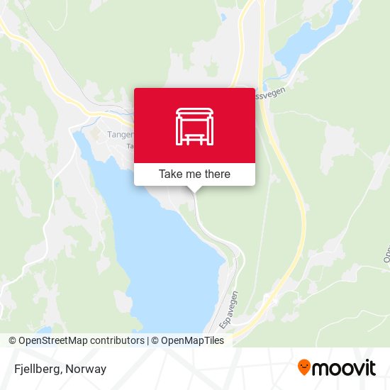 Fjellberg map