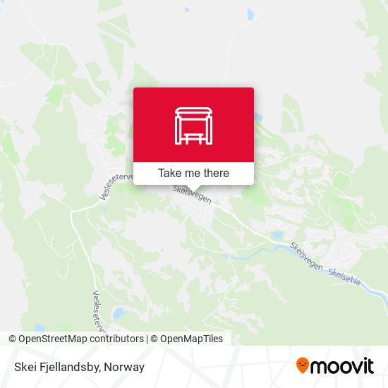 Skei Fjellandsby map