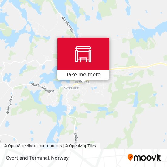 Svortland Terminal map