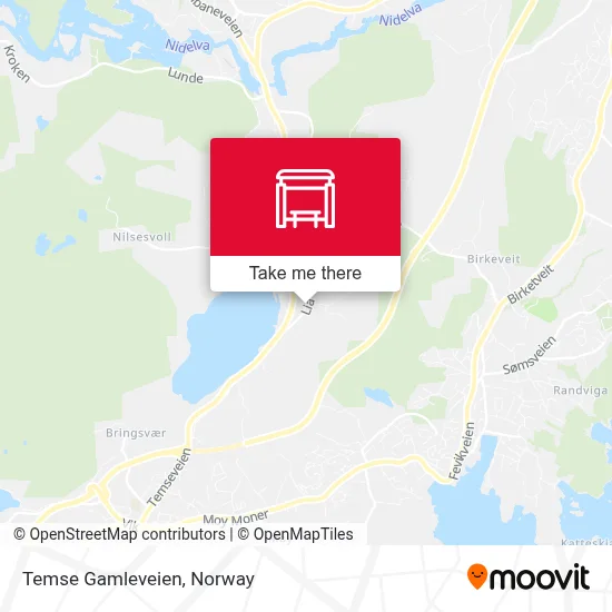 Temse Gamleveien map