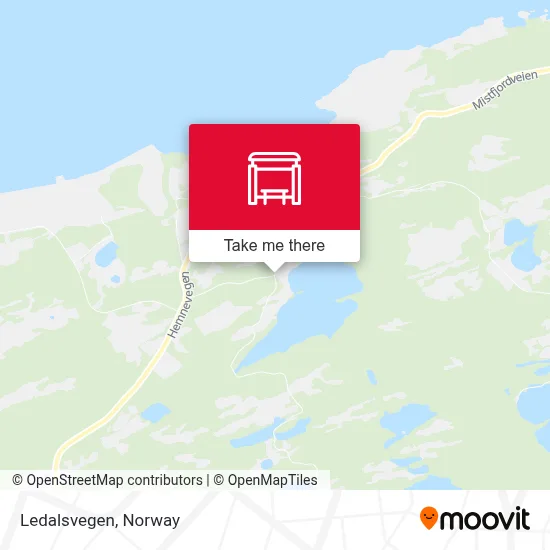 Ledalsvegen map