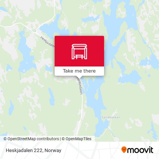 Heskjadalen 222 map