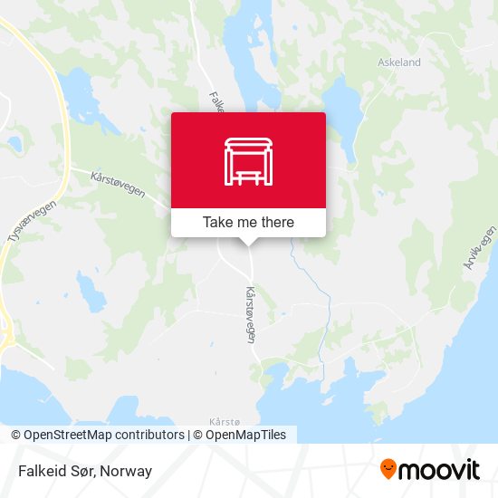 Falkeid Sør map