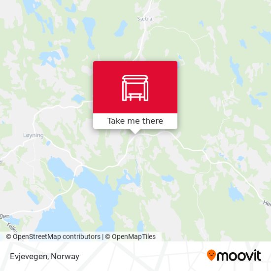 Evjevegen map