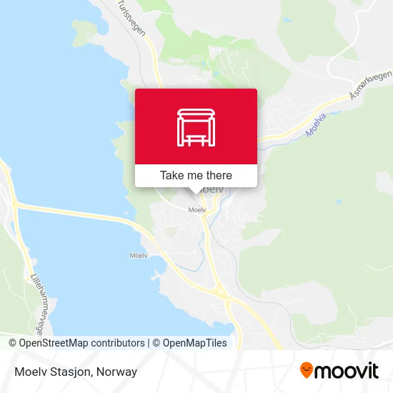 Moelv Stasjon map