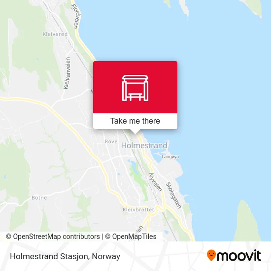 Holmestrand Stasjon map