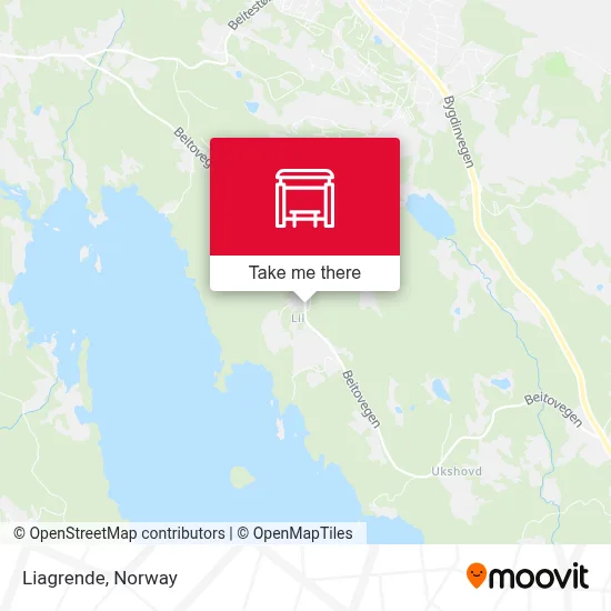 Liagrende map