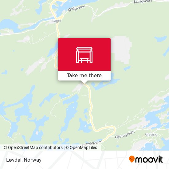 Løvdal map