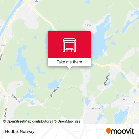 Nodbø map