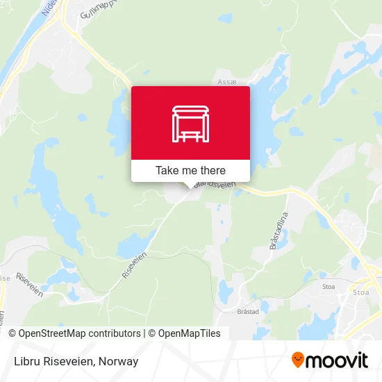 Libru Riseveien map