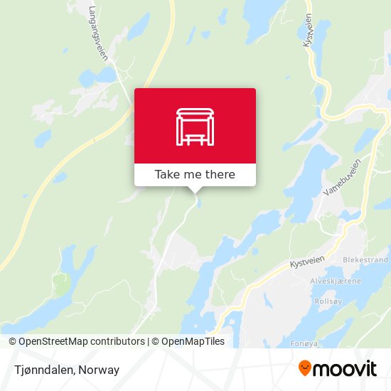 Tjønndalen map