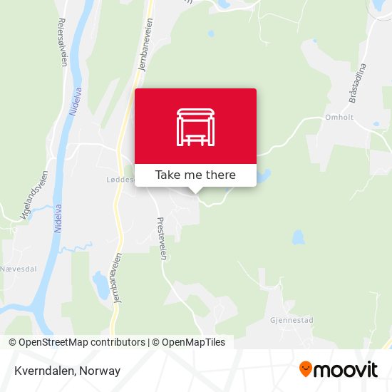 Kverndalen map