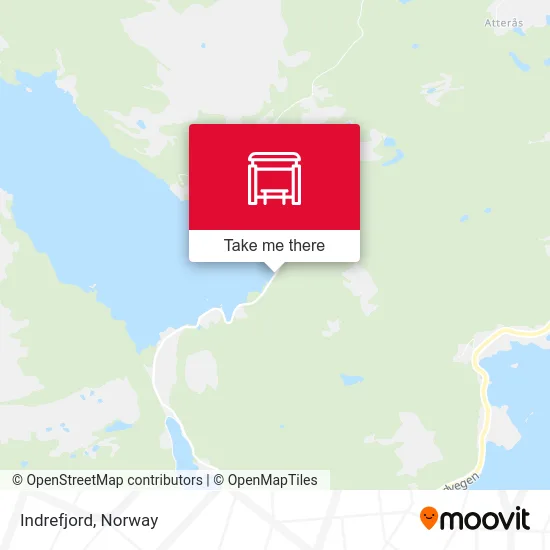 Indrefjord map