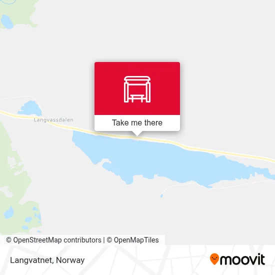 Langvatnet map