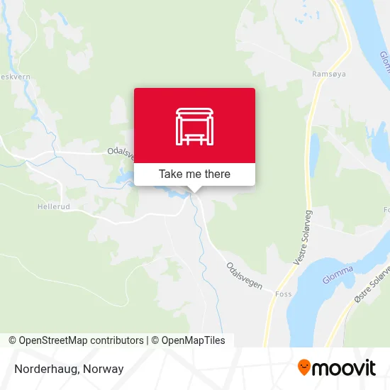 Norderhaug map