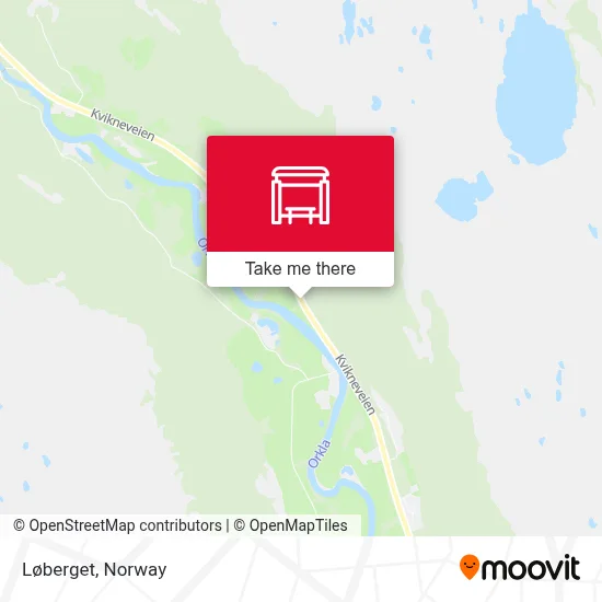 Løberget map